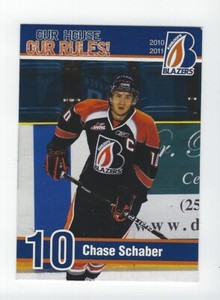 2010-11 Kamloops Blazers (WHL) Chase Schaber (Deggendorfer SC)