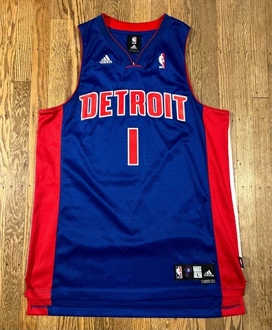 VTG Adidas Chauncey Billups Jersey Large Swingman 2000s NBA Stitched Cover