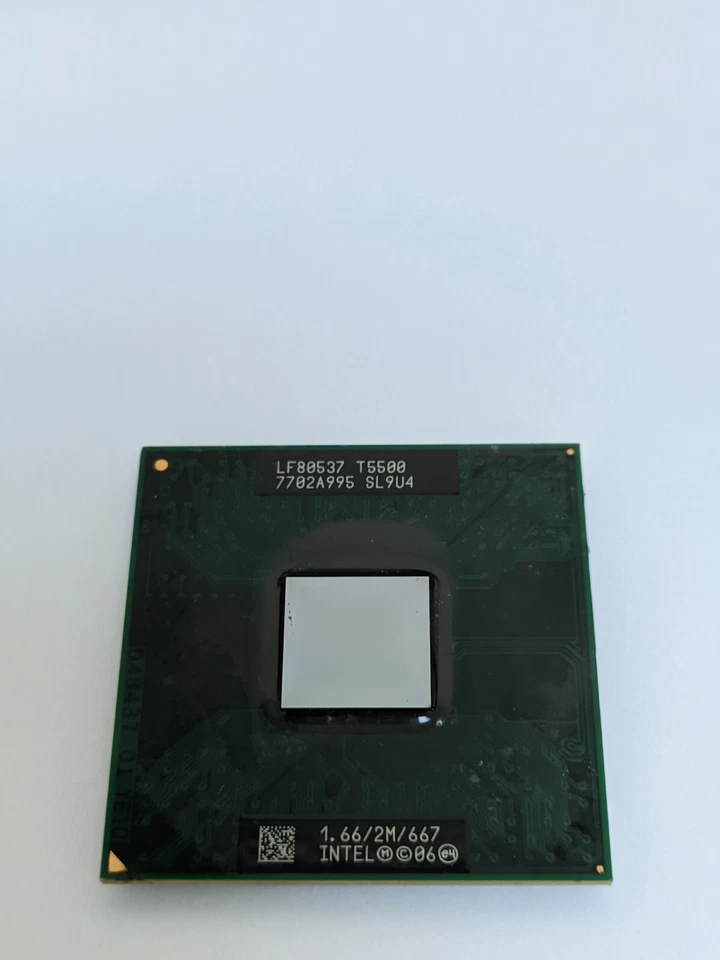 Mobile CPU Intel Core 2 Duo T5500 1.66GHZ 2MB 667MHZ SL9U4 Socket M - Photo 1/2