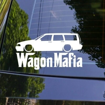 Pegatina baja VAGÓN MAFIA - para Volvo V70 T5 Station Wagon 1ª generación Foto 1 de 3