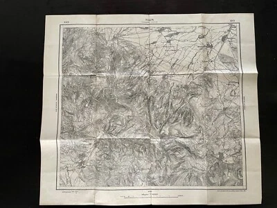 World War I WWI Great War Map of Pazardzhik Peshtera Area Bulgaria 1907 FREE POS - Image 1 of 4