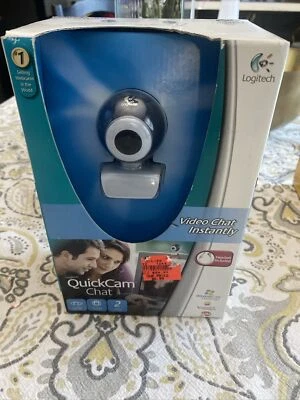 Logitech QuickCam Chat Video Web Cam Skype Headset Included  NEW - Image 1 of 2