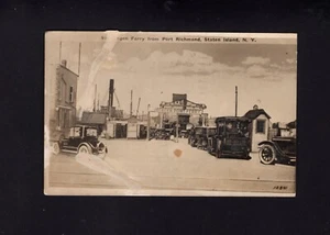 Port Richmond, Staten Island, NY Bergen Ferry Terminal 1920s - Picture 1 of 2