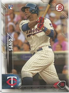 Miguel Sano Minnesota Twins 2016 Bowman Rookie Card - Picture 1 of 2