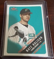 2000 Fleer Tradition Glossy Nate Rolison RC #497    #/1000  NM / MINT