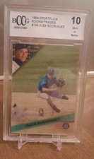 1994 PINNACLE SPORTFLICS #148 ALEX RODRIGUEZ BCCG Graded 10 GEM MINT