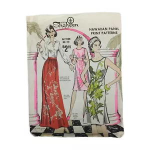 Vintage Alfred Shaheen Hawaii Dress Pattern No.101 Hawaiian Panel Print Patterns - Picture 1 of 8