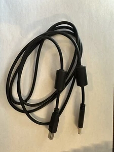 Cable USB 2.0 de 6 pies doble ferrita estranguladores tipo A a tipo B negro - Imagen 1 de 4