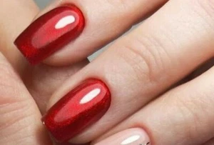 Smalto Unghia Effetto Gel Rosso Scuro Perlato Nail Art Rinforzante Resistente - Foto 1 di 12