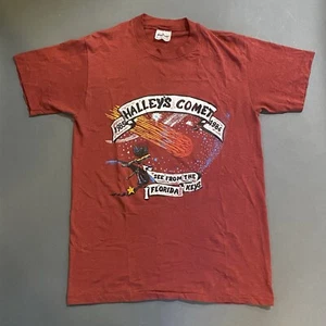 Haley's Comet 1985 See From the Florida Keys Vintage Einzelnaht Gr. Med Lesen - Bild 1 von 8