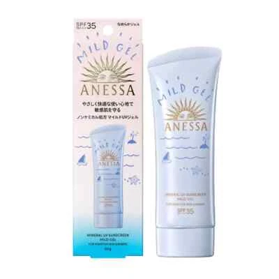 ANESSA Mineral UV Protector Solar Gel Suave SPF35 ~ 90g Foto 1 de 3