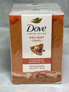 Dove Limited Edition Cinnamon Pumpkin Pie Beauty Bar Soap 3.75oz 2-pk Ships Fast - Picture 1 of 10