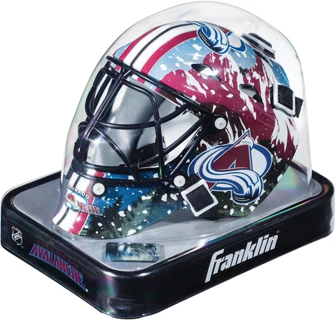 Colorado Avalanche Unsigned Franklin Sports Replica Mini Goalie Mask Cover