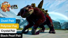 ark pc pve level 1 Different Recourses Gacha Pair Dust, Black pearl,Crystal,Poly