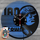 LED Vinyl Clock Ian Brown Light Vinyl Record Wall Clock Decor Home 2929