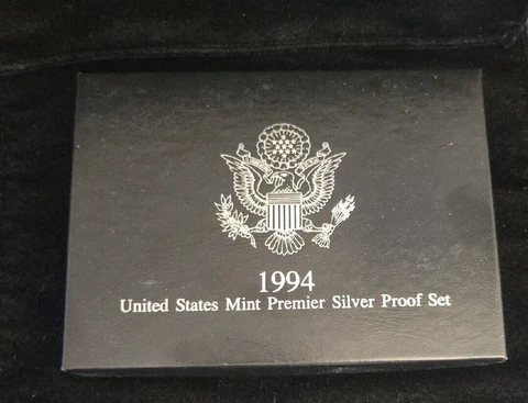 1994 US Mint Premier Silver Proof Set | Beautiful Set | OGP Box | NO COA Cover