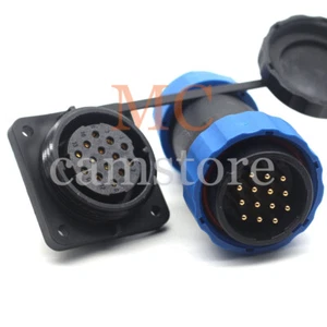 SD28 IP67 14pin conector enchufe zócalo, conector de cable eléctrico industrial - Imagen 1 de 7
