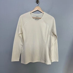 PATAGONIA capilene base layer midweight 3 in cream size M Medium Womens - Picture 1 of 6