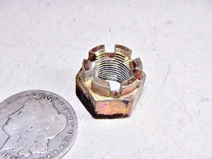 86 KAWASAKI KLF300 BAYOU RIGHT/LEFT FRONT WHEEL BRAKE DRUM HUB MOUNTING NUT - Bild 1 von 3