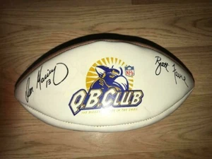 Wilson QB Club Signed Football/Dan Marino/Aikman/Favre/Steve Young/John Elway - Picture 1 of 4