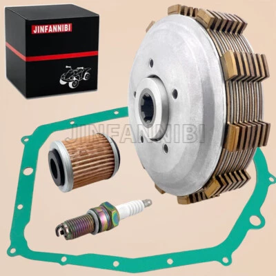 Heavy Duty Clutch Assembly kit w/Gasket for Yamaha YFM350R Raptor 350 2004-2013 - Image 1 of 4