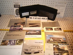 Mercedes 1998 W210 WAGON E320 US Owner's Manuals Genuine 1 set of 13 & 1 Case - Picture 1 of 23