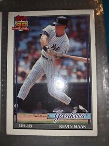 1991 Topps - B* Before Copyright; Barely Visible 40th Anniversary Logo #435...