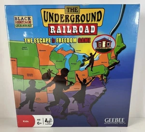 Black Heritage Underground Railroad Educational Board Game New Sealed Age 6+ - Picture 1 of 7