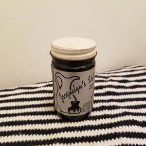 Vintage Jacquelyn's Velva Glo Jet Black Translucent Bisque Stain Paint Bottle - Picture 1 of 6