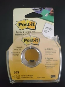 Post-it® Labeling and Cover-Up Tape , 1 x 700 Inches, White (658) - Picture 1 of 3