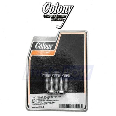 Colony Brake Rotor Hardware Kit for 2018-2020 Harley Davidson FLFBS Fat Boy jg Foto 1 de 4