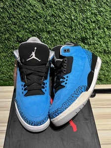 Size 8M/9.5W - Jordan 3 Retro Powder Blue Sz 8... 136064-406 Pre-Owned - Picture 1 of 6
