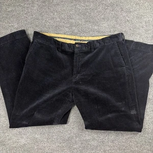 Vintage Polo Ralph Lauren Pants Mens 42x32 Blue Preston Fit Corduroy Baggy 90s - Picture 1 of 5