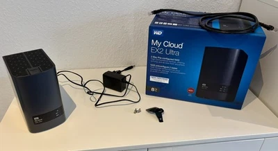 Western Digital My Cloud EX2 Ultra 8TB NAS - Schwarz, OHNE Festplatten - Bild 1 von 4