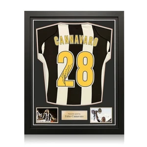Fabio Cannavaro Signed 2004-05 Juventus Football Shirt. Standard Frame - Picture 1 of 5