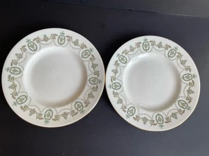 Minton porcelana de hueso 2 platos de almuerzo patrón de "Adam" en la década de 1960 - Imagen 1 de 5