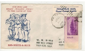 1937 PUERTO RICO US TERRITORY 801 & 1942 PATRIOTIC USAGE PLATE # SINGLE - Picture 1 of 1