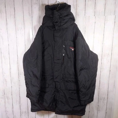 POLO SPORT Long Down Jacket Black Size L 90s for Men - Image 1 of 4