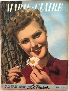 MARIE-CLAIRE n° 81 du 16 Septembre 1938 ancienne revue mode couture chapeau - Picture 1 of 6