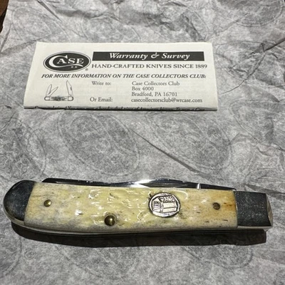 CASE XX мини траппер карманный нож кости овса совершенно новый - Изображение 1 из 4