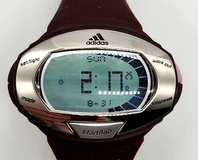 Reloj Digital Adidas Banda Poliuretano Marrón ADP6108 Batería Nueva - ¡Funciona Muy bien! Foto 1 de 4
