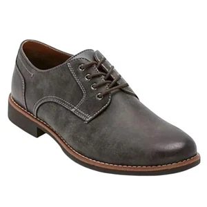 St. John’s Bay Oliver Oxford elegante Herrenschuhe grau Größe 9 neu im Karton - Bild 1 von 10