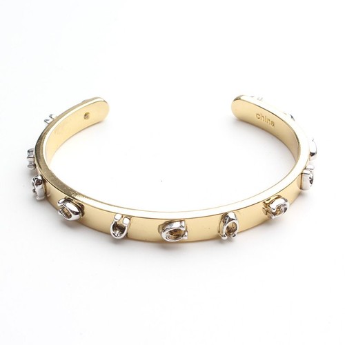Bracciale Coach a ferro di cavallo placcato oro 119590535