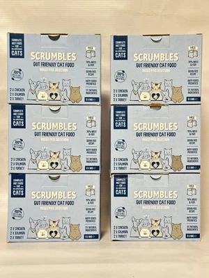 Scrumbles Wet Cat Pate Classic Selection 36x80g | Grain Free Natural Cat Food