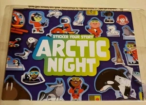 Wendy's 2021 Sticker Your Story Arctic Night Kids Meal Toy NIP - Imagen 1 de 3