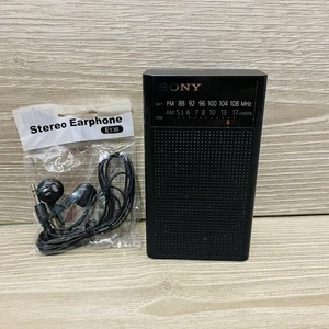 Sony radio AM FM portatile ICF-P26 antenna radio tascabile a batteria senza cinghia - Foto 1 di 9