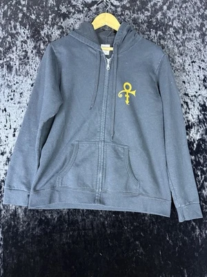 Paisley Park Prince Full Zip Hoodie Mens L Black The Prince Estate Tags Official - Image 1 of 4