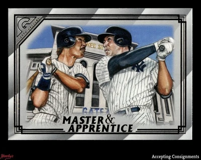 2020 Topps Gallery Master & Apprentice #MA1 Aaron Judge & Don Mattingly YANKEES - Image 1 of 2