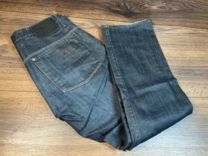 G-STAR RAW ORIGINALS DENIM 3301  Straight Leg Jeans Button Fly Men's Size 34x30 - Picture 1 of 11