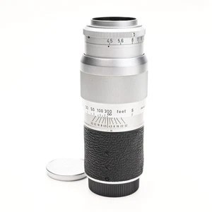 Leica Objektiv 13,5 cm 135 mm f4,5 Hektor M39 LTM chrom/leder #645 - Bild 1 von 7